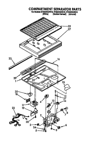 Compartment separator