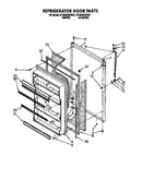 Refrigerator door
