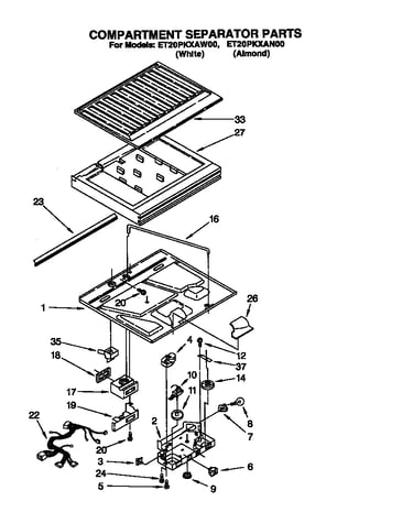 Compartment separator