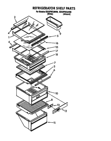 Refrigerator shelf