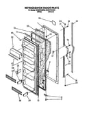 Refrigerator door