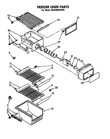 Freezer liner