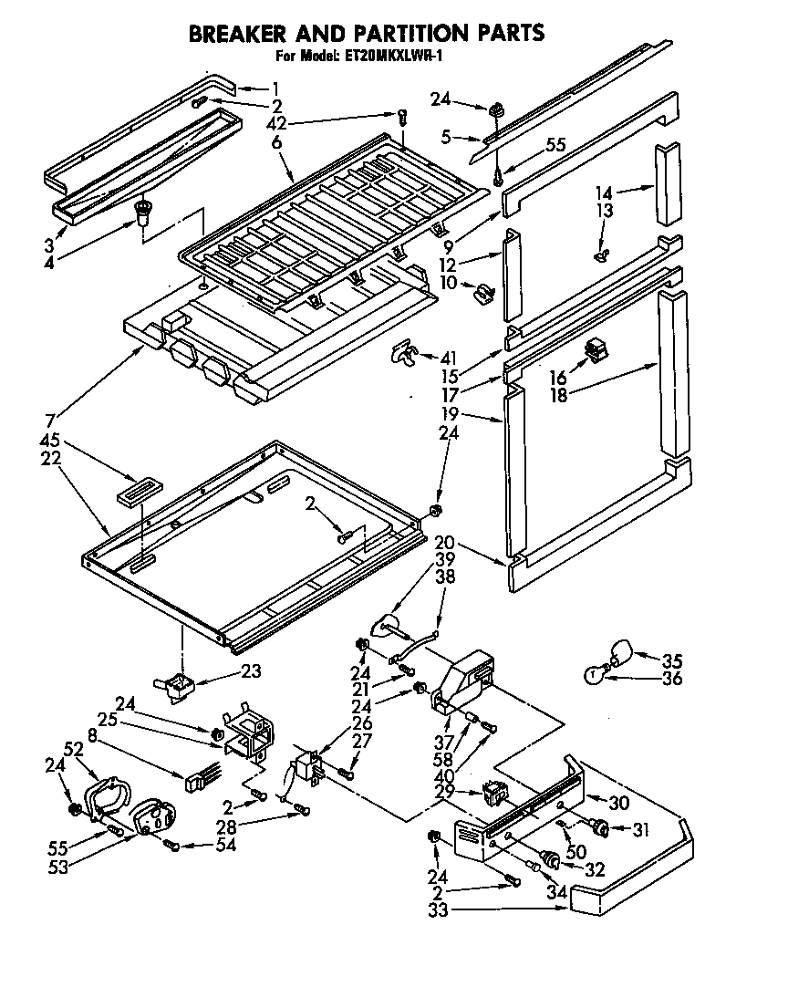 BREAKER AND PARTITION