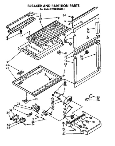 Breaker and partition