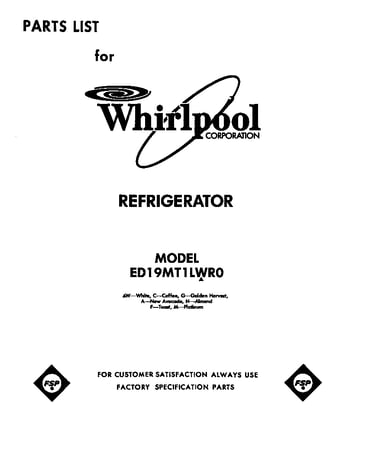 Front cover