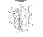 Whirlpool ED19TKXMWR1 refrigerator door diagram