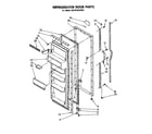 Whirlpool ED19TKXLWR2 refrigerator door diagram