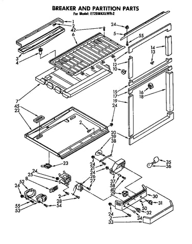Breaker and partition
