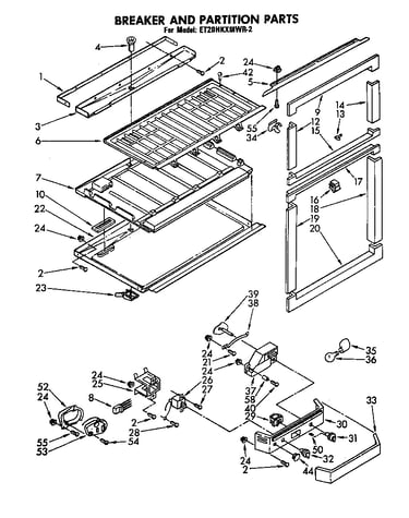 Breaker and partition