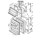 Whirlpool ET20EKXPWR0 door diagram