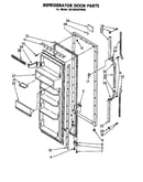 Refrigerator door