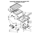 Whirlpool ET14JMXMWR3 compartment separator and control diagram