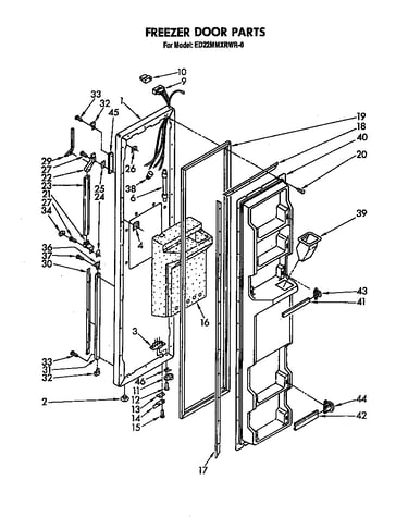 Freeezer door