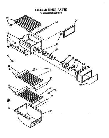 Freezer liner