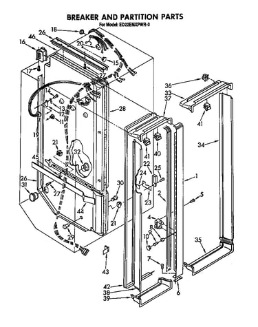 Breaker and partition