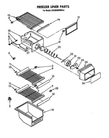Freezer liner