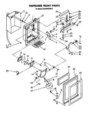 Dispenser front