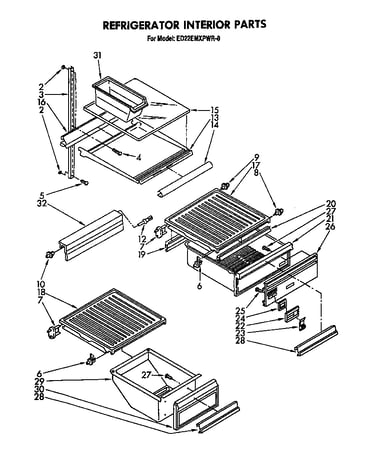 Refrigerator interior