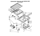 Whirlpool ET14AKXMWR2 compartment separator and control diagram