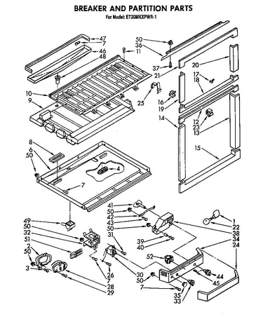Breaker and partition