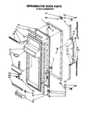 Refrigerator door
