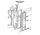 Whirlpool ED22MMXRWR2 freezer door diagram