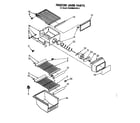 Whirlpool ED22MMXRWR2 freezer liner diagram