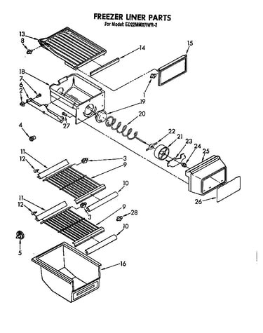 Freezer liner