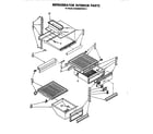 Whirlpool ED22MMXRWR2 refrigerator interior diagram