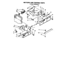 Whirlpool ED22MMXRWR2 air flow and control diagram