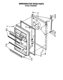 Refrigerator door