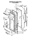 Refrigerator door