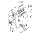 Whirlpool ED22MMXRWR3 icemaker diagram