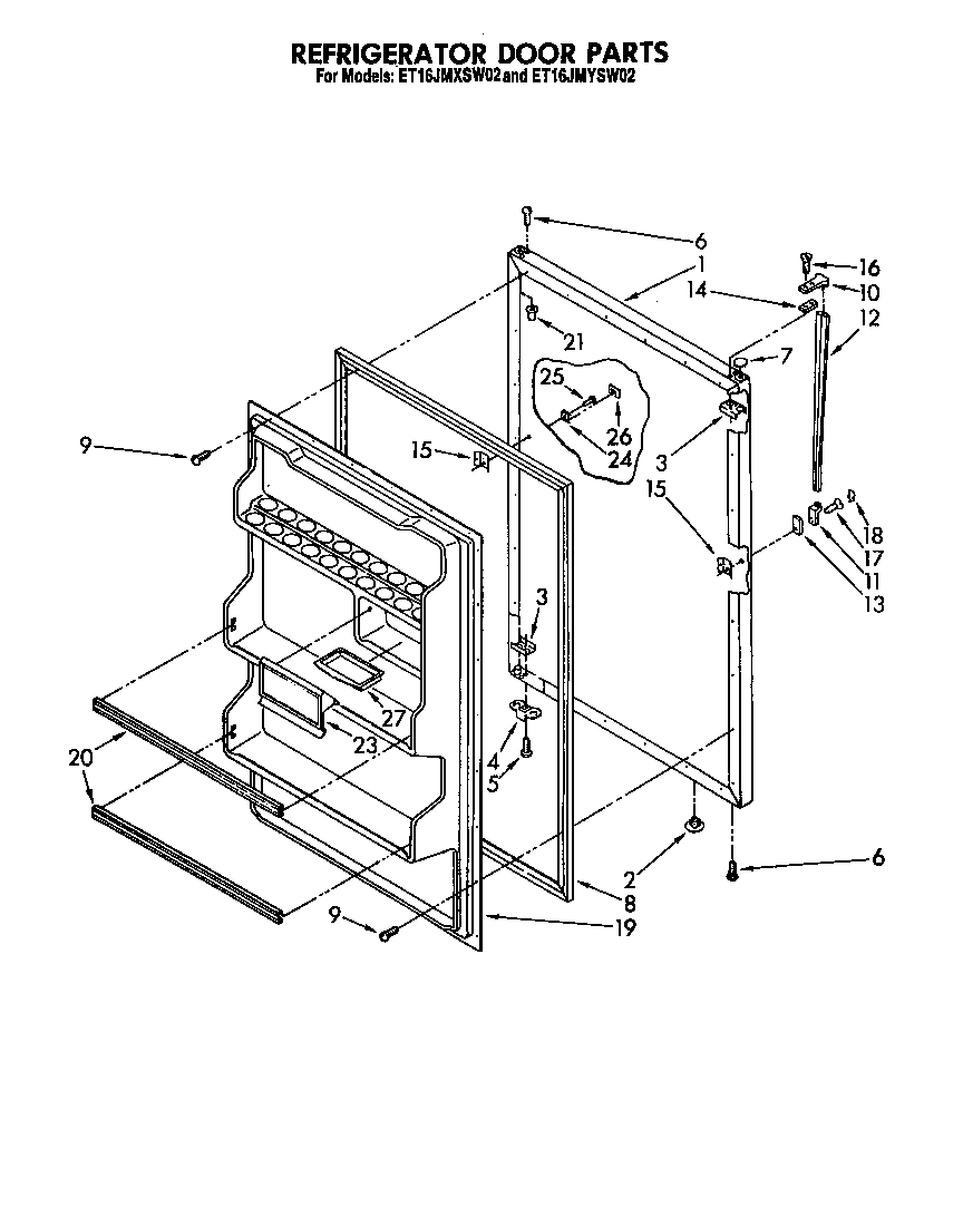 REFRIGERATOR DOOR