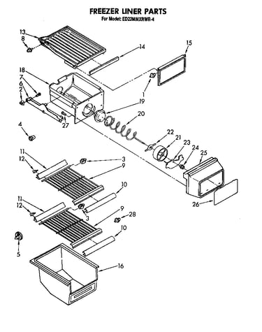 Freezer liner