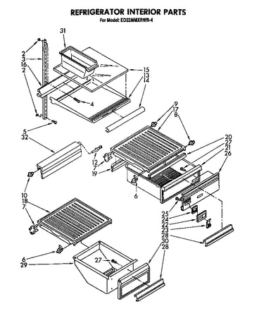 Refrigerator interior