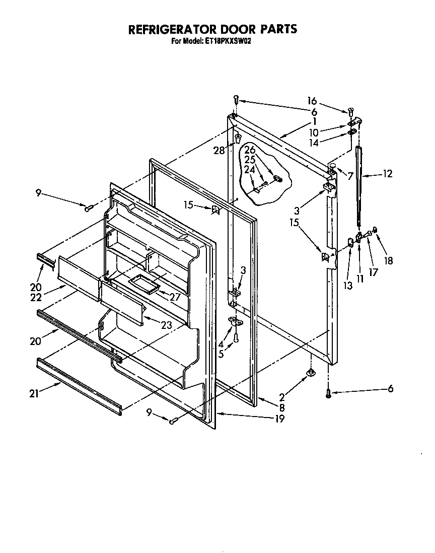 REFRIGERATOR DOOR