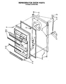 Refrigerator door