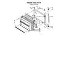 Whirlpool ET18PKXSW03 freezer door diagram