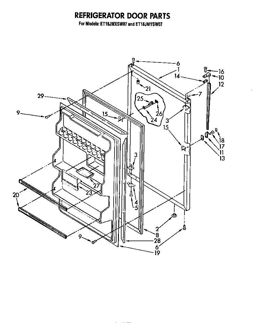 REFRIGERATOR DOOR