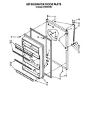 Refrigerator door