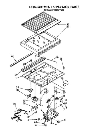 Compartment separator