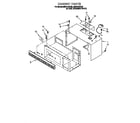 Whirlpool MH6110XEB0 cabinet diagram