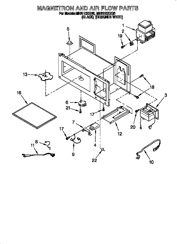 Magnetron and air flow