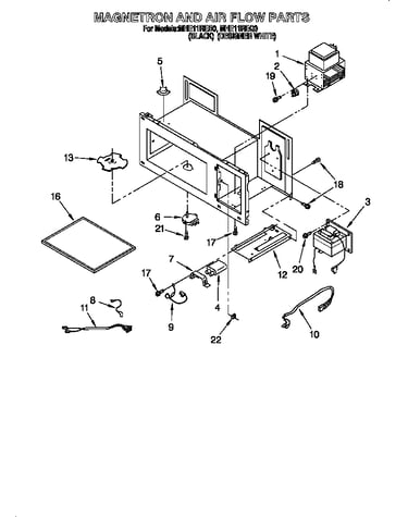 Magnetron and air flow