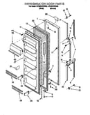 Refrigerator door