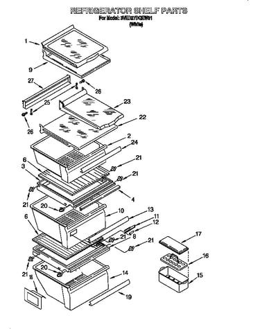 Refrigerator shelf