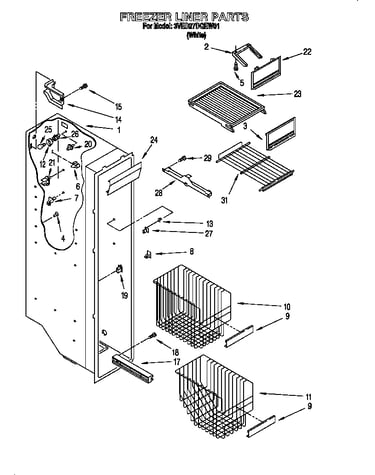 Freezer liner
