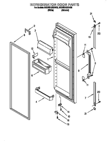 Refrigerator door