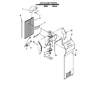 Whirlpool 8ED25DQXDW03 air flow diagram